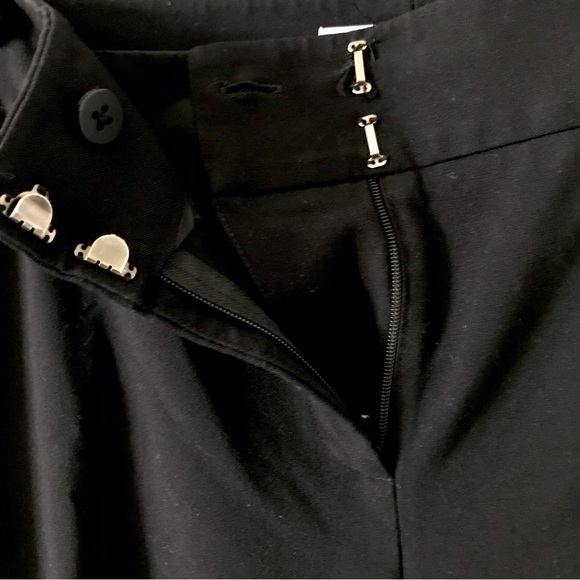 Black Classy Fabric Work Pants - Picture 3 of 9